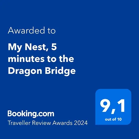 My Nest, 5 Minutes To The Dragon Bridge Любляна